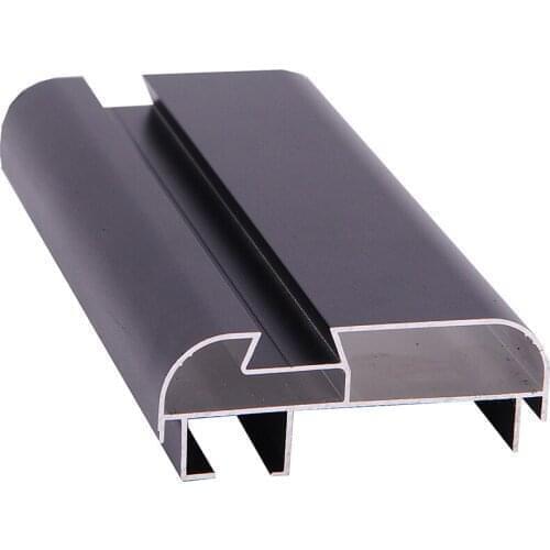 3590BF Black Led Screen Display Frame 35x90x1.4x6000mm Aluminum Profile