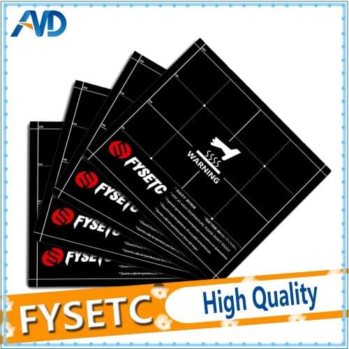 5pcs 3D Printer Heat Hot Bed Sticker Coordinate Printed 220x220mm Surface Build Sheet Plate For Anet A6 A8 Tarantula Ender 5