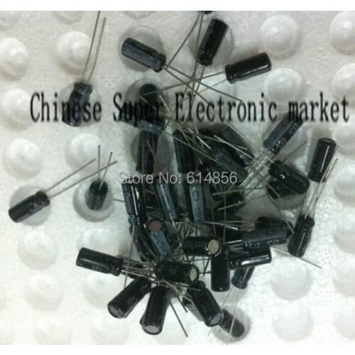 50PCS 50V100UF 8*12mm 100UF 50V 8*12 Electrolytic capacitor
