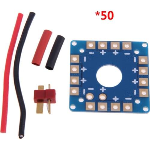 50 pcs Multi Copter Power Battery ESC Connection Board Distribution Board RC Remote Control Helicopter Spare Parts