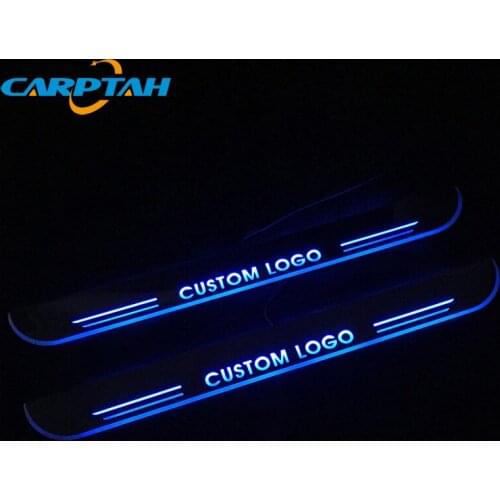 Carptah Trim Pedal LED Car Light Door Sill Scuff Plate Pathway Dynamic Streamer Welcome Lamp For Mercedes Benz W166 ML300 ML350