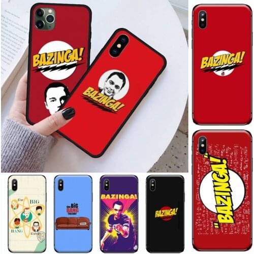 Bazinga The Big Bang Theory TV Phone Case for iPhone 11 12 pro XS MAX 8 7 6 6S Plus X 5S SE 2020 XR