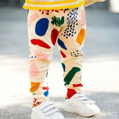 Retail 2020 new children diapers spring boy pants colorful loose-fitting trousers baby girls leggings infantis pants for girl