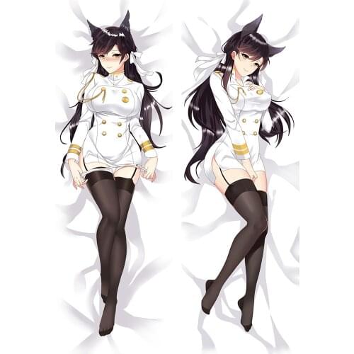 Anime Dakimakura Game Azur Lane IJN Atago Otaku Hugging Body Pillow Case DIY Custom Long Pillow Cover
