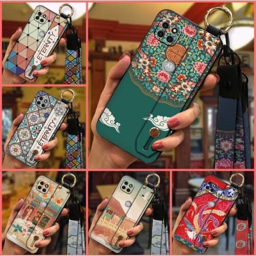 For Woman Silicone Phone Case For MOTO G 5G Durable Wrist Strap Waterproof For Man Soft