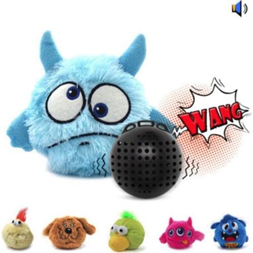 Pet Electric Bouncing Ball Plush Toys Interactive Dog Cat Ball Toys Automatic Electronic Shake Crazy Cartoon Toys For Dogs