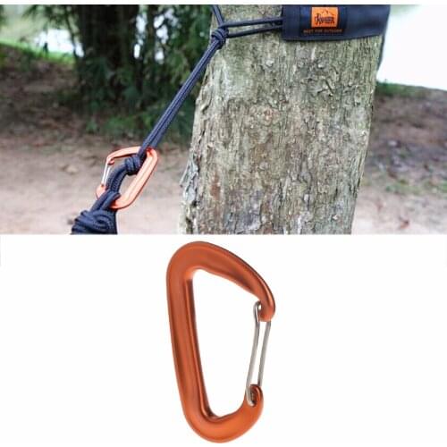 Aviation Aluminum 12KN Hammock Safety Balance Carabiner Clasp Camping Outdoor