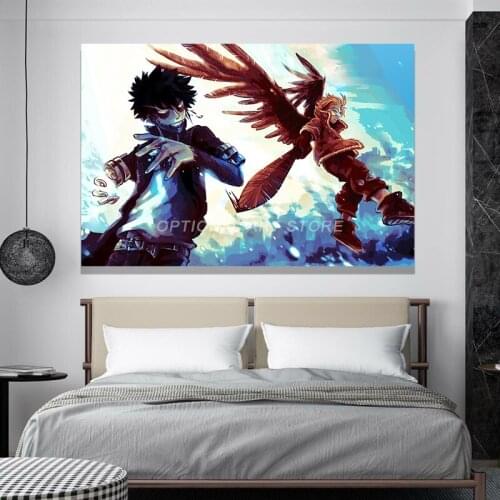 Hawks Keigo Takami And Dabi BNHA Anime Canvas Painting Decor Wall Art Pictures Bedroom Study Home Living Room Decoration Prints