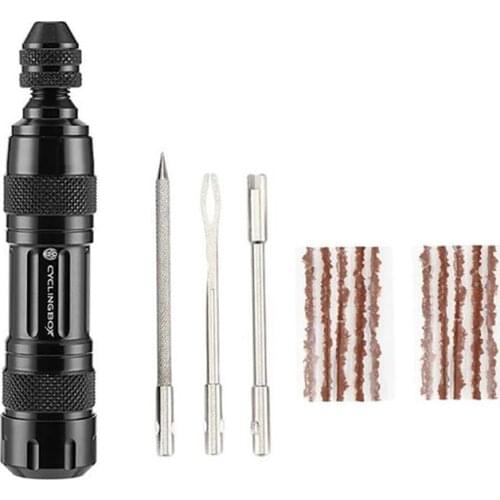 2021 Bicycle Wheel Repair Set Alloy Tubeless Tool Kit Tubeless Tire Repair Tool Kit for MTB Portable Vacuum Tire Repair Tool