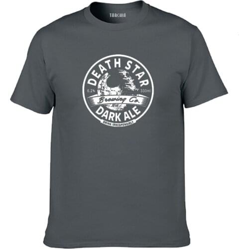 TARCHIA 2021 Boy Summer T Shirt Plus Cotton Top Tee Tshirt New Death Star Sleeve Brand t-shirt Casual Men Homme New Short