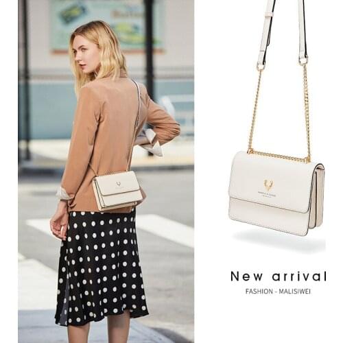 Fashion Chain Bag New Trendy Crossbody Shoulder Bag Spring and Summer Small Square Bag Messenger Bag Huakalou