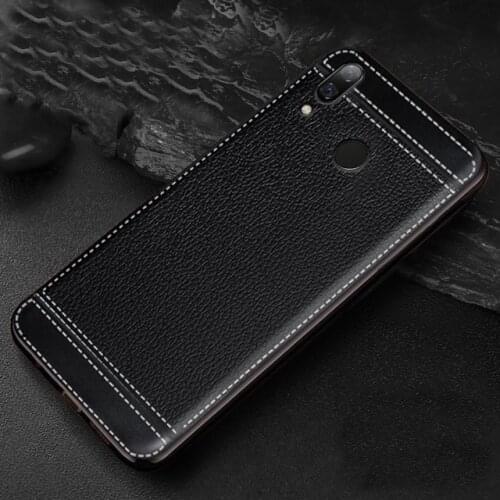 Huawei Y6 2019 Soft Case Y6 Prime 2019 Cover Leather Silicone TPU Phone Case For Huawei Y6 2019 MRD-LX1 MRD-LX1F Y 6 Y62019