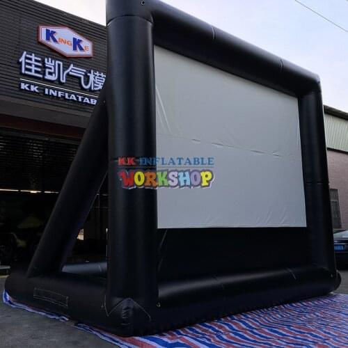 Inflatable movie screen inflatable rear projection movie screen inflatable film screen