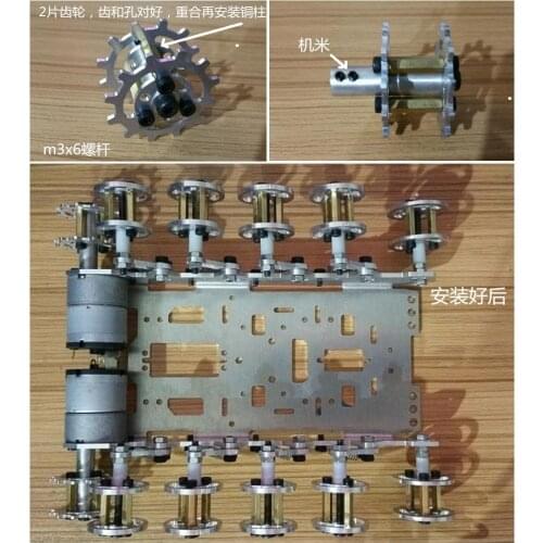 New Version Metal Shock Absorption Robot Tank Car Tracked Chassis Crawler Climbing Obstacle Caterpillar Model DIY RC Toy