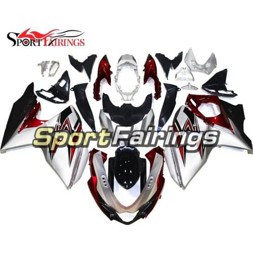 Fairings For Suzuki GSXR1000 GSX-R 1000 K9 09 10 11 12 13 14 2009 2010 2011 2014 Injection ABS Motorcycle Fairing Silver Red New