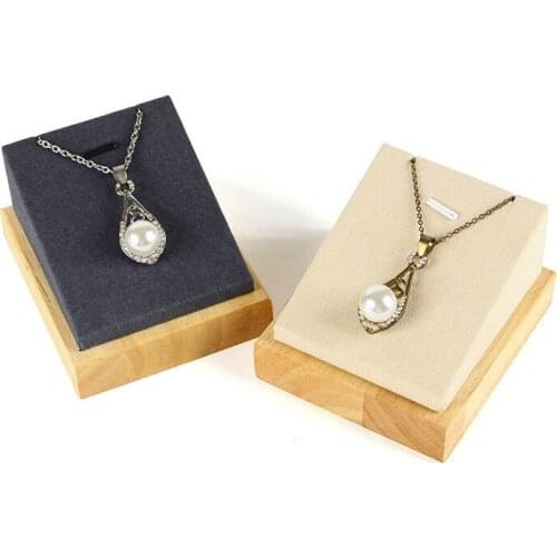 Necklace Display Stand Wooden Display Props Counter Pendant Jewelry Pack Box Display Stand Ear Pendant Display Stand