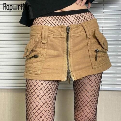 Rapwriter Denim Skirts For Women