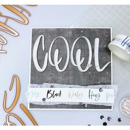 Mmao Crafts Metal Steel Cutting Dies New 29Pcs Letter decoration Stencil For DIY Scrapbooking Paper/photo Cards Embossing Dies