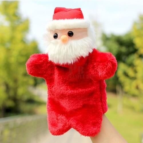Christmas gifts plush toy Santa Claus gloves dolls nursery toys the best gifts for children