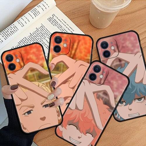 Silicone Phone Case For Coque iPhone 12 Mini 11 Pro Max 7 8 6 6S Plus XR X XS 5 5S SE 2020 Cover Fundas Tokyo Revengers Anime