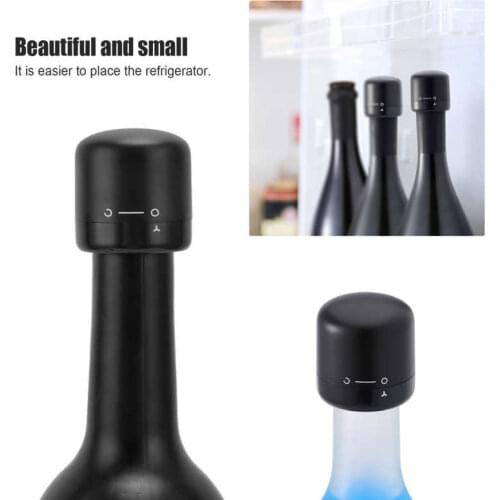 Wine Stopper Rotatable Fresh Keeping Dustproof Champagne Stopper for 18-19mm Bottle Mouth Bar Club Wine Accessories