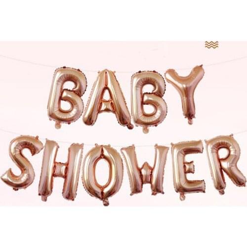 16inch Foil Balloons Rose Gold Balloons Baby Shower Party Supplies Kid