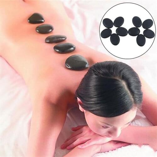2pcs/6pcs/8pcs/10PCS Beauty Stones Massage Spa Rock Basalt Stone Lava Natural Stone