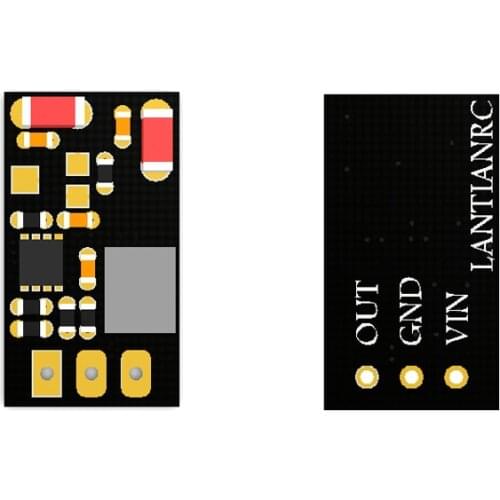 2Pcs Mini 1A/2A Buck Converter Power Module 4-36V to 3/3.3V/5V/6V/7.5V/9V/12V Max 2A Spare Parts for RC Aircraft Model Drone