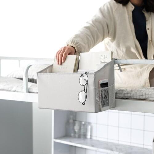 2020 Bedside Bed shelf Pockets Gadget Storage Holder Book Organizer Couch Hanging Bag for Bed Living Room Bathrorm accessories