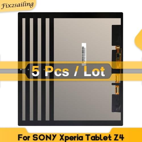 5 Pcs/Lot LCD For Sony Xperia Tablet Z4 SGP771 SGP712 10.1 LCD Display Touch Screen Digitizer Assembly Replace For Tablet Z4 LCD