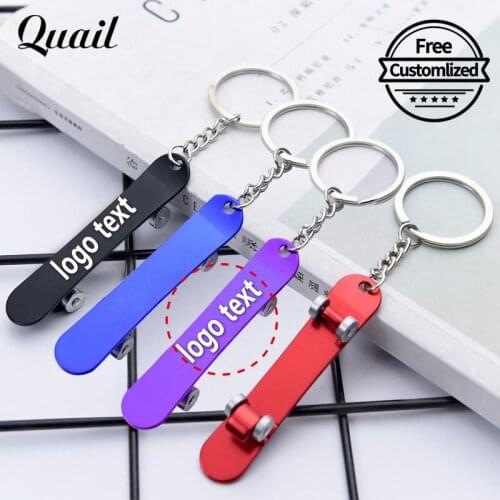 Quail 50pcs Scooter keychain snowboard bottle opener skateboard bottle opener can opener drink free custom logo or text for you