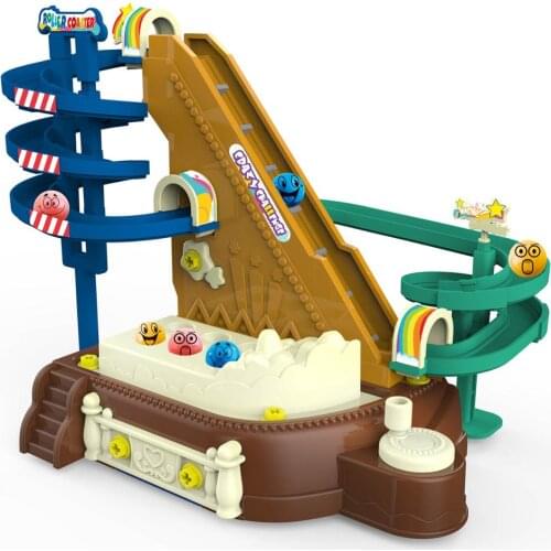 Roller Coaster Building Blocks DIY 3D Puzzle Game Assembly Toy Building Blocks Kids Playground Gifts For childrens Education