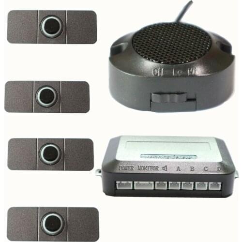 Car original Parking Sensor Reversing Backup Radar Assistance System 4 Sensor16.5MM embedded Bzuuer Reverse safety system