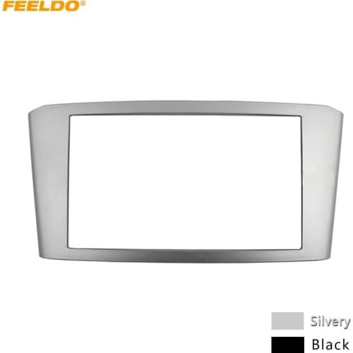 FEELDO Car Stereo Radio DVD Fascia Frame Adapter for TOYOTA Avensis 2Din Dash Panel Mounting Installation Trim Kit #HQ4856