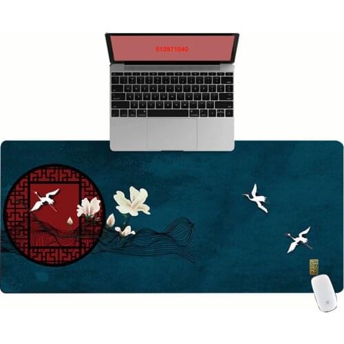 Large Office Computer Desk Mat Table Big Mouse Pad Classical Window Pattern Laptop Cushion Desk Non-slip Mat Gamer Mousepad Mat