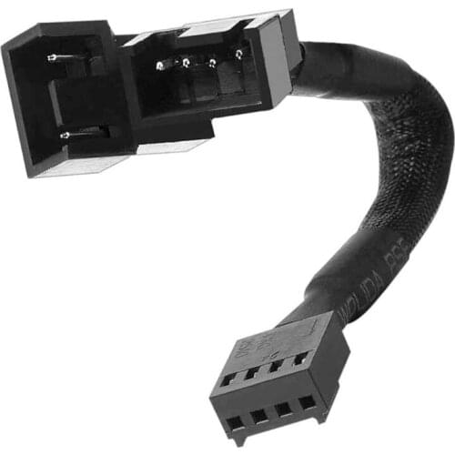 CB-Y4P 4Pin PWM Y Splitter Fan Cable 1x4pin to 2x4pin Expansion Cable Adapter Computer Accessories