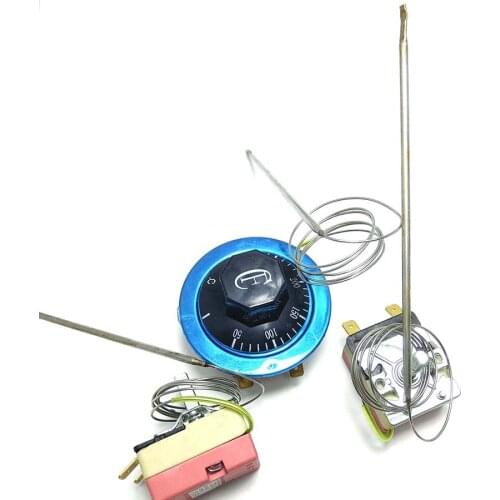 50-300 Celsius Degree Adjustable Temperature Control Switch Capillary Thermostat 16A