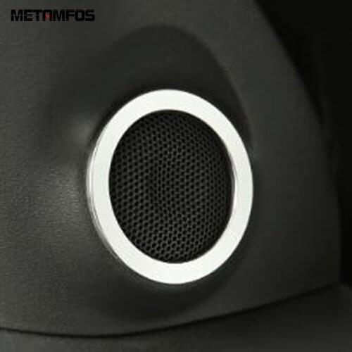 For Mitsubishi Outlander 2016-2018 2019 2020 Matte Audio Speaker Loudspeaker Cover Trim Molding Interior Accessories Car Styling