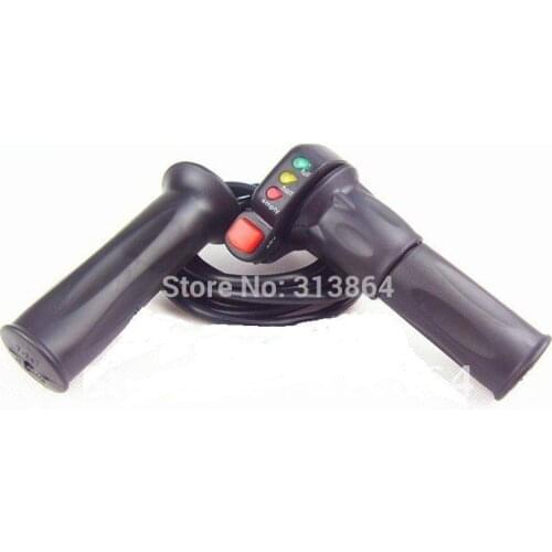 High Quality Wuxing Brand 48V E-bike Half Twist Throttle with Battery Indicator+Cruising control switch