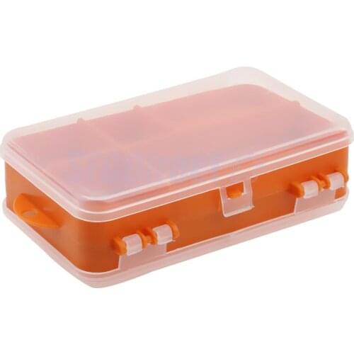 Double Side Waterproof Fishing Tackle Box Fish Lure Hook Storage Case Holder