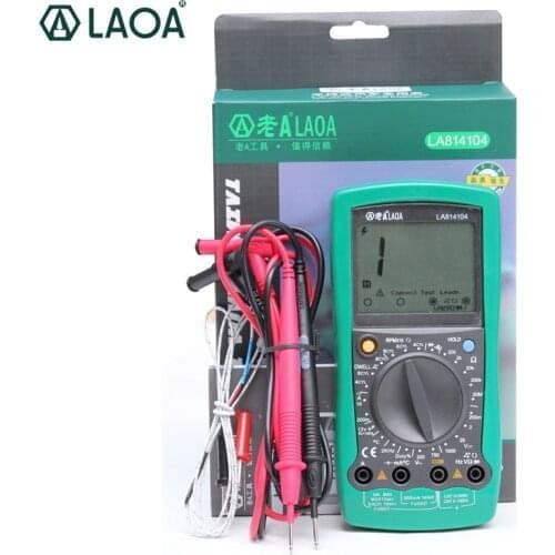 LAOA Electric Digital Multimeter for Auto Repairing Overload Protection
