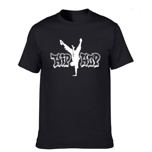 Dance silhouette dancer hip hop T Shirt Casual Cotton Summer Short Sleeve Funny T-shirt Mans Tshirt Men Clothing tops tee