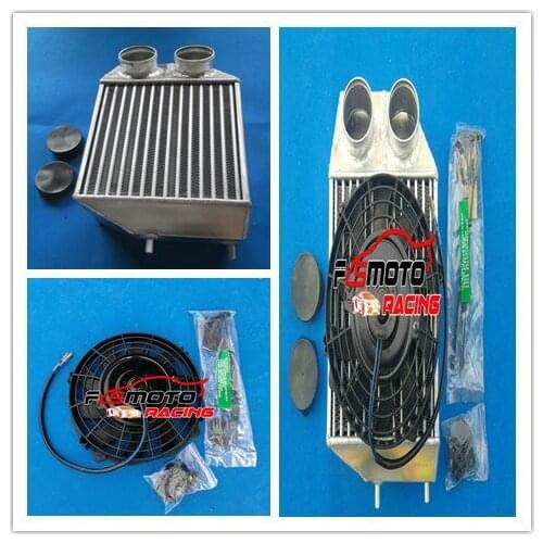 5" Side Mount Intercooler + FAN For 1981-1991 Renault 5 R5 GT 9/11/19 1.4L Turbo Super Capacity R5-BC40 81 82 83 84 85 86 87 88