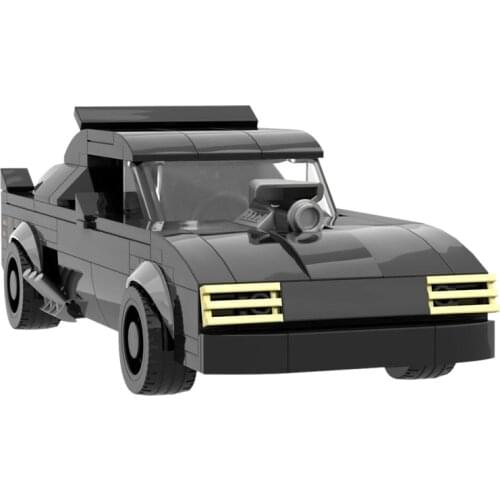 MOC Building Block Car Toy Kids Education From Mad Max'Pursuit Special' V8 Interceptor and Knight Rider KITT | Pontiac Firebird