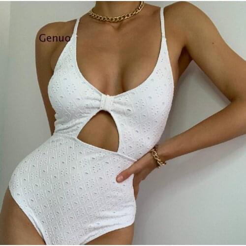 Summer Ladies Bikini Hollow Out Womens Swimwear Swimsuit Female Backless Beachwear 2021 New Bathing Suit