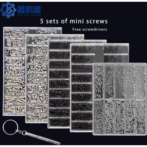M3 Mechanical Screw Box Precision Small Screw Notebook Maintenance Mini Screw Set Glasses Watch Accessories Screw