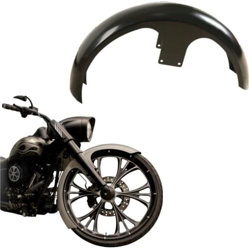 Motorcycle Unpainted 26" Wrap Front Fender For Harley Bagger Custom Touring Road King Street Glide Ultra FLTR FLHT FLHR FLHX