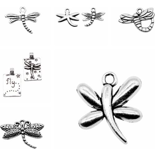 Wecharms bulk charms for jewelry making kit pendant diy jewelry accessories Dragonfly Charms