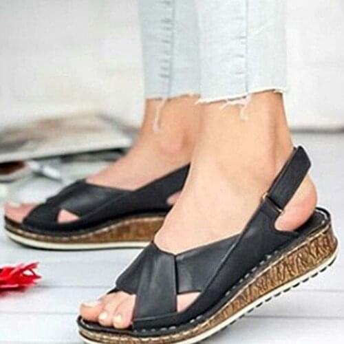 Women Sandals Wedges Shoes Comfy Platform Flats Ladies Casual Soft Big Toe Foot Correction Sandal Orthopedic Bunion Corrector