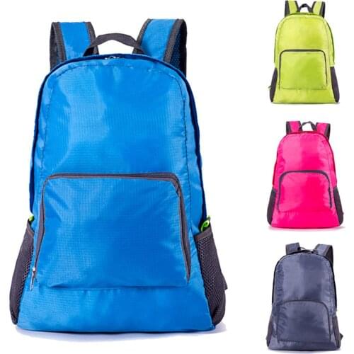 Men Women Backpack Foldable Waterproof Portable Daypack Bag For outdoor sports fishing Hiking Traveling Climbing cycling running